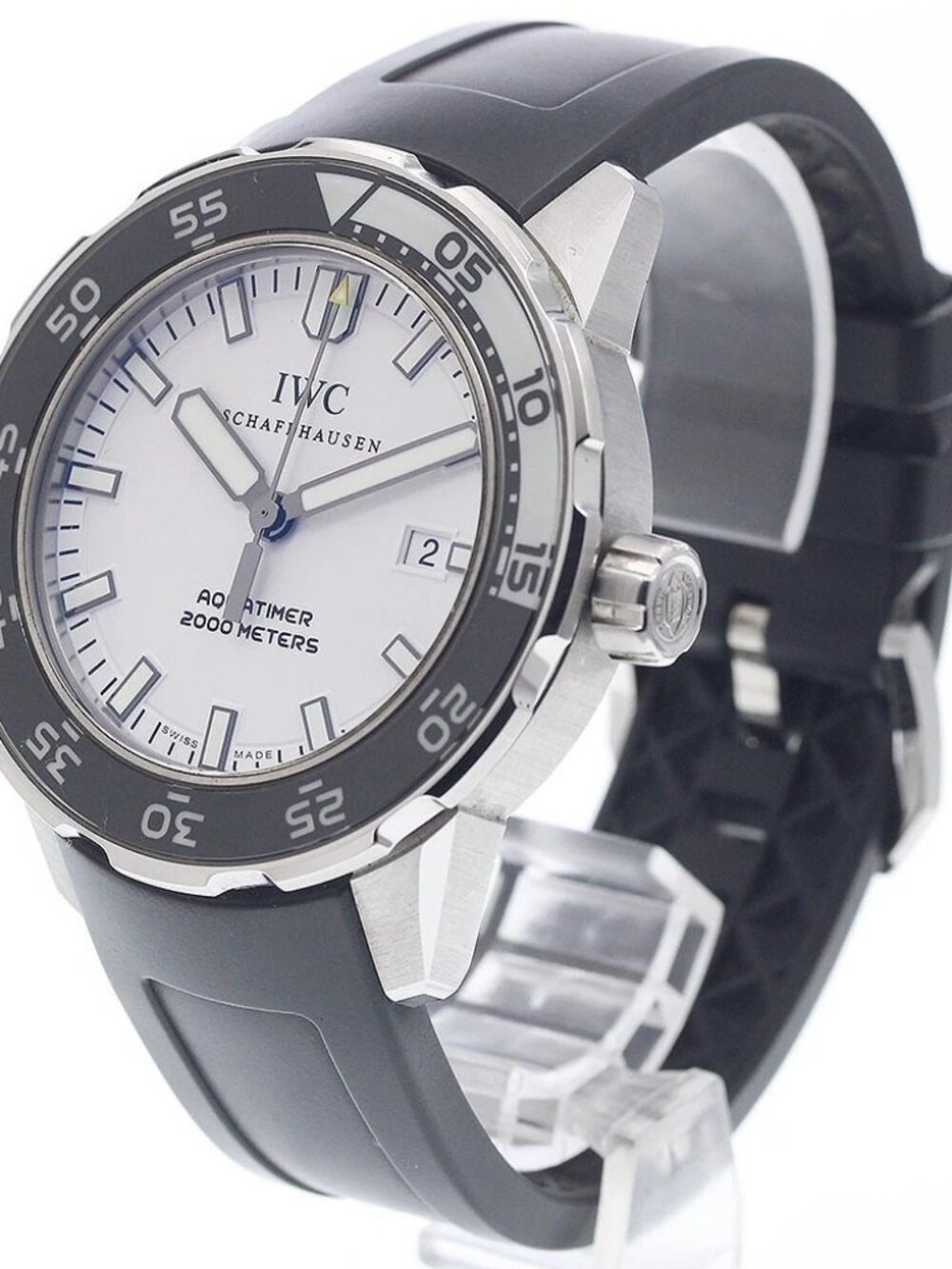 IWC SCHAFFHAUSEN Aquatimer Date white Dial Automatic Men's Watch_943681